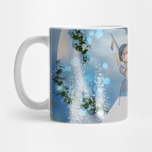 Cute fairy dancing on a piano Mug